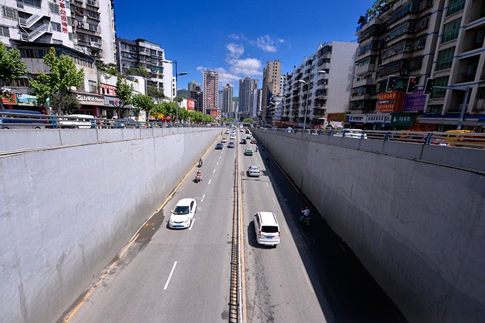 贵阳市浣纱路下拉槽项目工程3